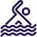 Logo natation piscine
